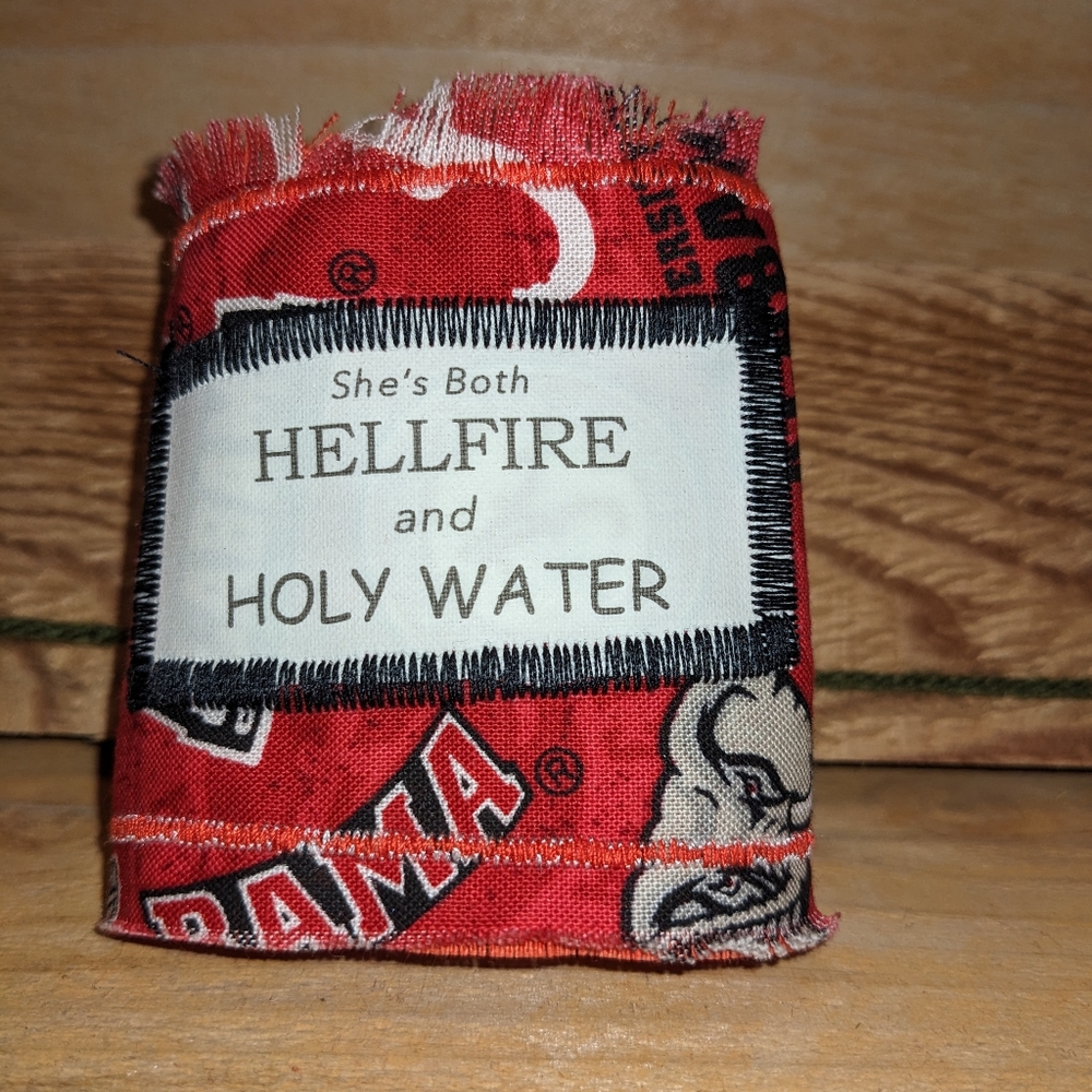 ALABAMA ROLL TIDE Bracelet Cuff One of a Kind HANDCRAFTED